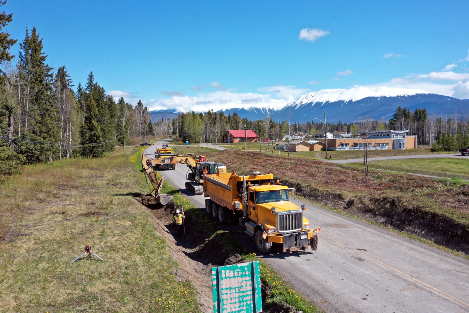 Dawson Road Maintenance working in Kispiox British Columbia